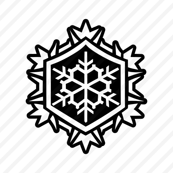 Winter Symbol, Snowflake, Frost, Snow Crystal, Hoarfrost,,vector preview