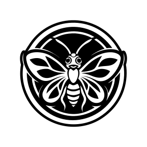 Butterfly Logo, Nature, Creature, Specie, Insect,flat icon