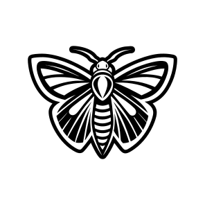 Lepidopetra Logo, Nature, Creature, Specie, Insect,flat icon