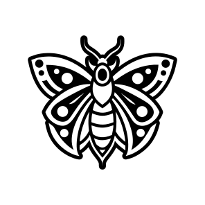 Lepidopetra Logo, Nature, Creature, Specie, Insect,simple Icon icon