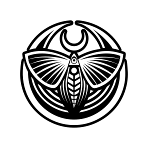 Moth Logo, Nature, Creature, Specie, Insect icon