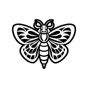 Moth Logo, Nature, Creature, Specie, Insect,icons icon