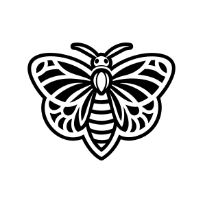 Moth Specie, Nature, Creature, Specie, Insect,vector icon