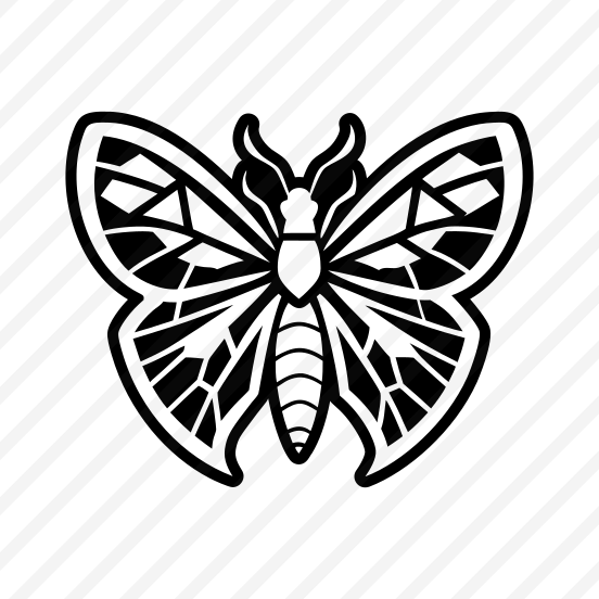 Moth Symbol, Nature, Creature, Specie, Insect preview