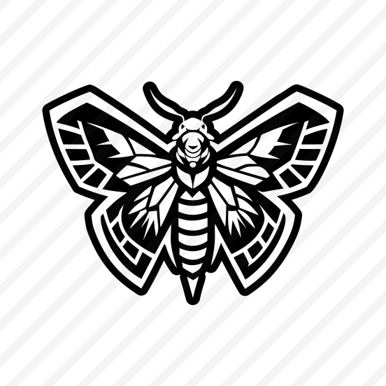 Moth Symbol, Nature, Creature, Specie, Insect,flat preview