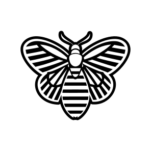 Moth Symbol, Nature, Creature, Specie, Insect,simple Icon icon