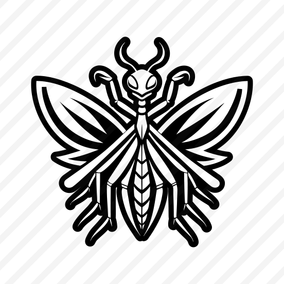 Insect, Specie, Creature, Nature, Mantodea,flat preview