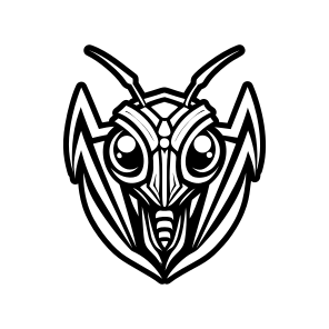 Insect, Specie, Creature, Nature, Mantodea,vector icon