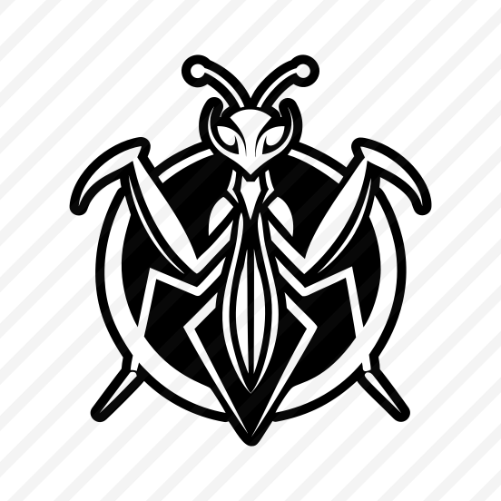 Mantis Logo, Insect, Specie, Creature, Nature,simple Icon preview