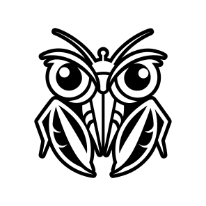 Mantis Symbol, Insect, Specie, Creature, Nature,simple Icon icon