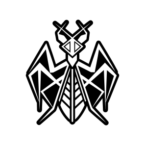 Mantodea Logo, Insect, Specie, Creature, Nature,icons icon