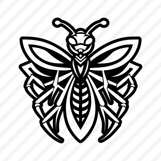 Mantodea Logo, Insect, Specie, Creature, Nature,simple Icon preview