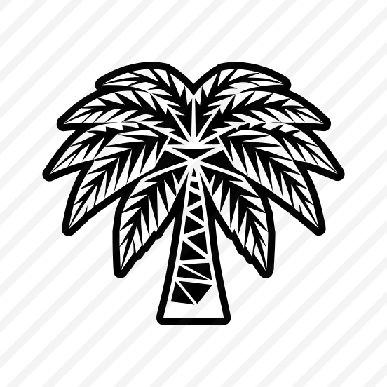 Coconut Tree, Nature, Tree, Plant, Botanical,,flat preview
