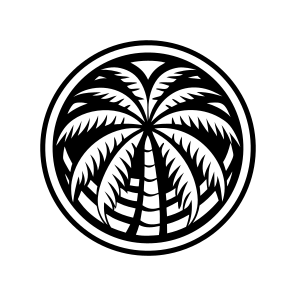 Coconut Tree, Nature, Tree, Plant, Botanical,,icons icon