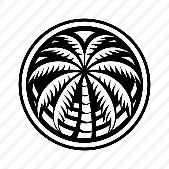Coconut Tree, Nature, Tree, Plant, Botanical,,icons preview