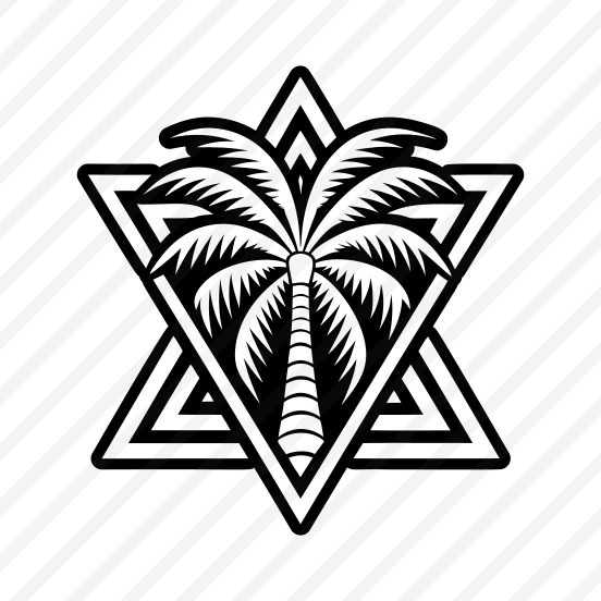 Coconut Tree, Nature, Tree, Plant, Botanical,,simple Icon preview