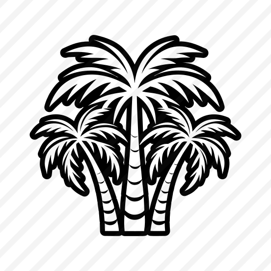 Date Tree, Nature, Tree, Plant, Botanical,,simple Icon preview