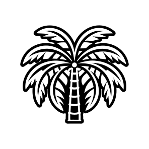 Palm Plant, Nature, Tree, Plant, Botanical, icon