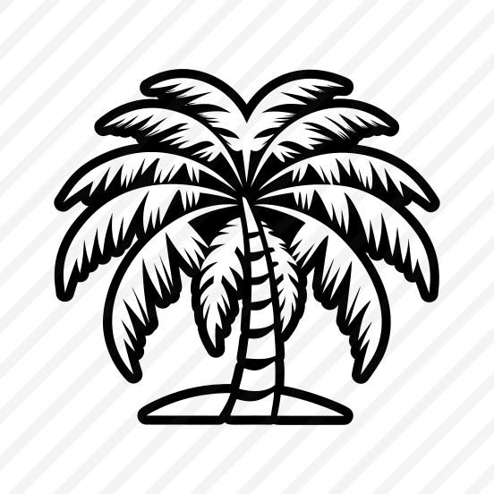 Palm Plant, Nature, Tree, Plant, Botanical,,flat preview