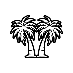 Palm Plant, Nature, Tree, Plant, Botanical,,simple Icon icon