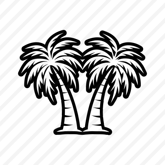 Palm Plant, Nature, Tree, Plant, Botanical,,simple Icon preview