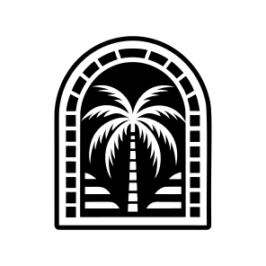 Palm Tropical, Nature, Tree, Plant, Botanical,,icons icon