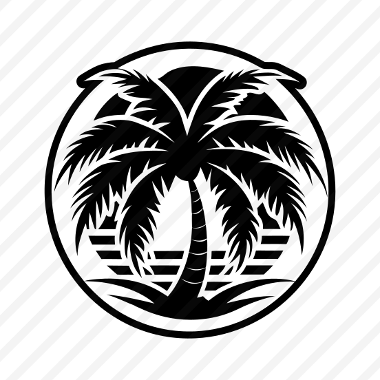 Tropical Tree, Nature, Tree, Plant, Botanical,,flat preview