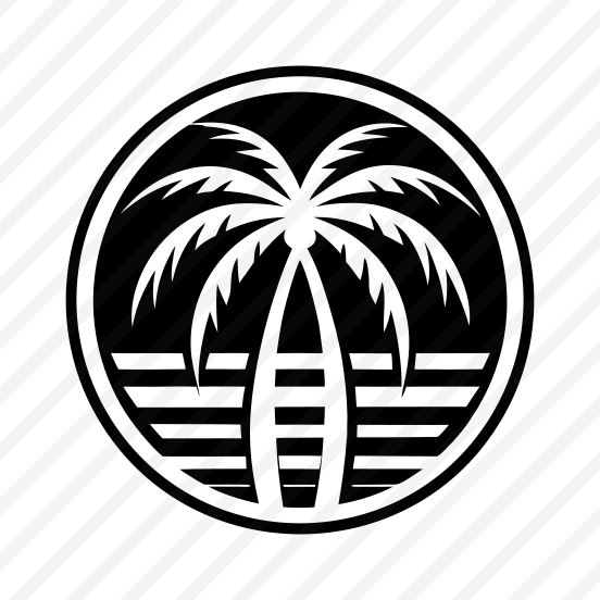Tropical Tree, Nature, Tree, Plant, Botanical,,simple Icon preview