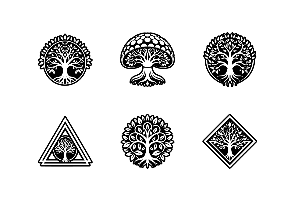 Tree Logo Art Set Large Set Preview