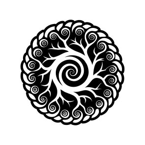 Nature Logo, Tree, Plant, Botanical, Shrub,flat icon