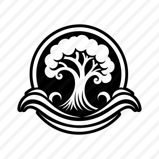 Shrub Symbol, Nature, Plant, Botanical, Tree,flat preview