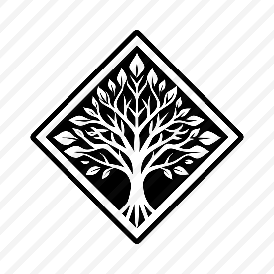Shrub Symbol, Nature, Plant, Botanical, Tree,icons preview