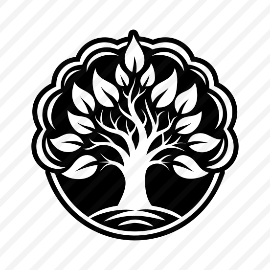 Shrub Symbol, Nature, Plant, Botanical, Tree,simple Icon preview