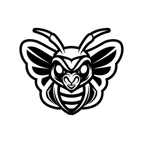 Anthophila Logo, Nature, Creature, Specie, Insect,flat icon