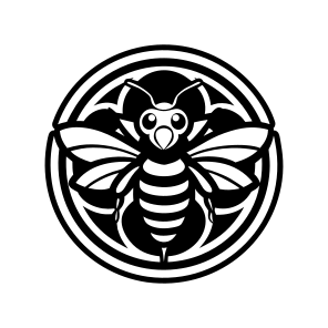 Anthophila Logo, Nature, Creature, Specie, Insect,vector icon