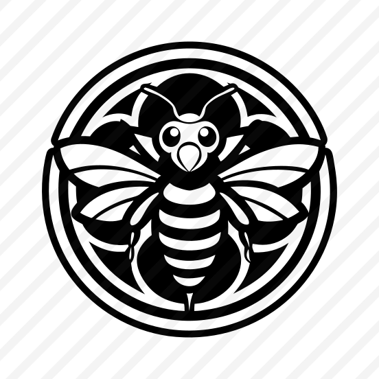 Anthophila Logo, Nature, Creature, Specie, Insect,vector preview