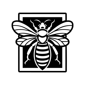 Bee Logo, Nature, Creature, Specie, Insect,simple Icon icon