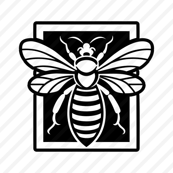 Bee Logo, Nature, Creature, Specie, Insect,simple Icon preview