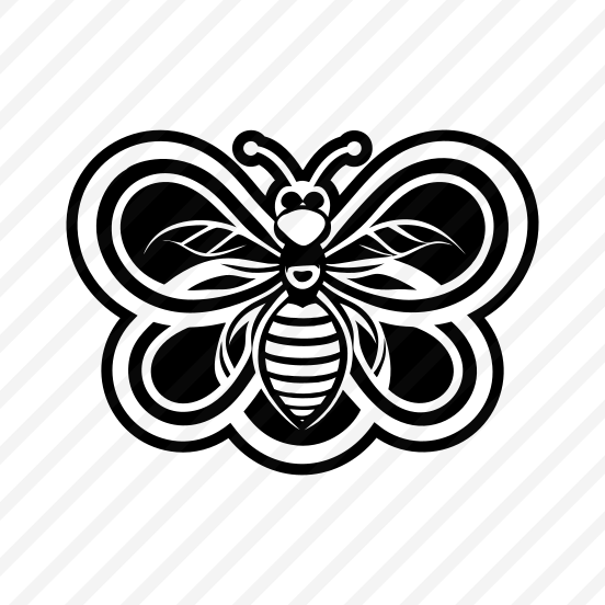 Bee Logo, Nature, Creature, Specie, Insect,vector preview