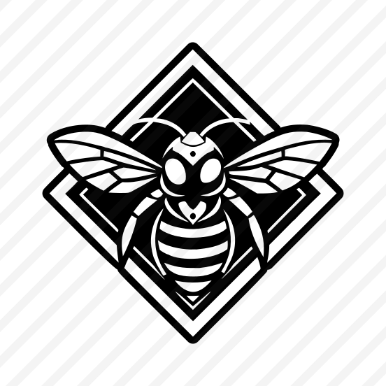 Honeybee Logo, Nature, Creature, Specie, Insect,icons preview
