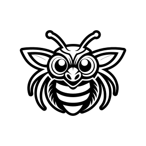 Honeybee Symbol, Nature, Creature, Specie, Insect,flat icon