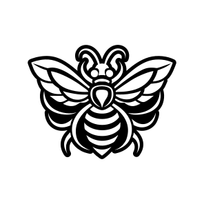 Honeybee Symbol, Nature, Creature, Specie, Insect,simple Icon icon