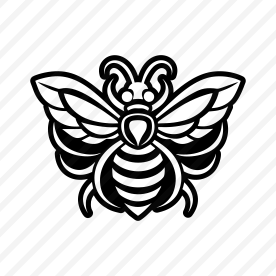 Honeybee Symbol, Nature, Creature, Specie, Insect,simple Icon preview