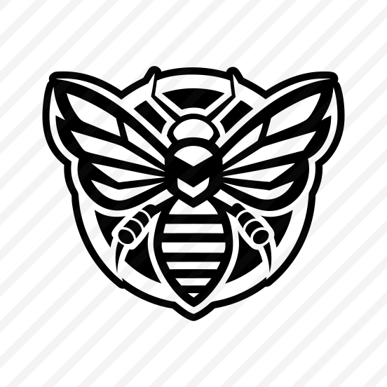 Pollinator Logo, Nature, Creature, Specie, Insect,flat preview