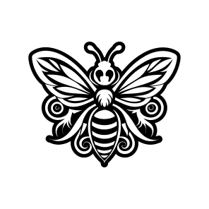Pollinator Logo, Nature, Creature, Specie, Insect,simple Icon icon
