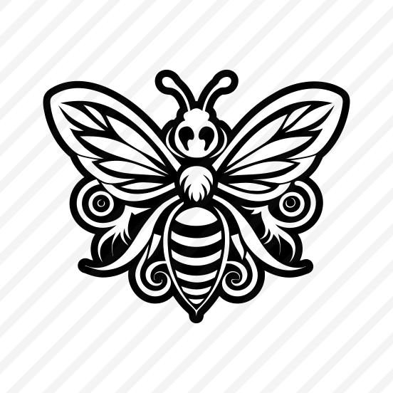 Pollinator Logo, Nature, Creature, Specie, Insect,simple Icon preview