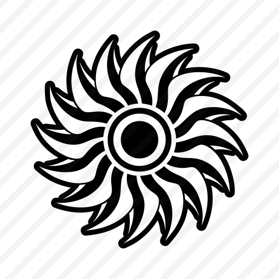 Sun, Solar Logo, Sunburst, Nature, Sun Symbol,simple Icon preview