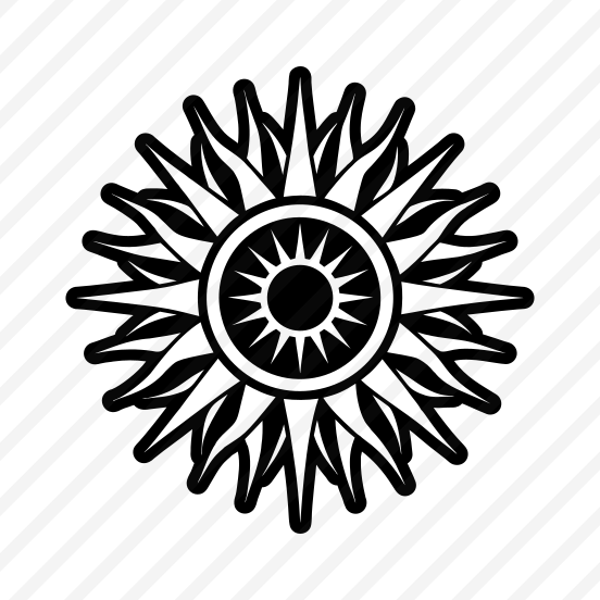 Sun Symbol, Solar, Sunburst, Nature, Sun,flat preview