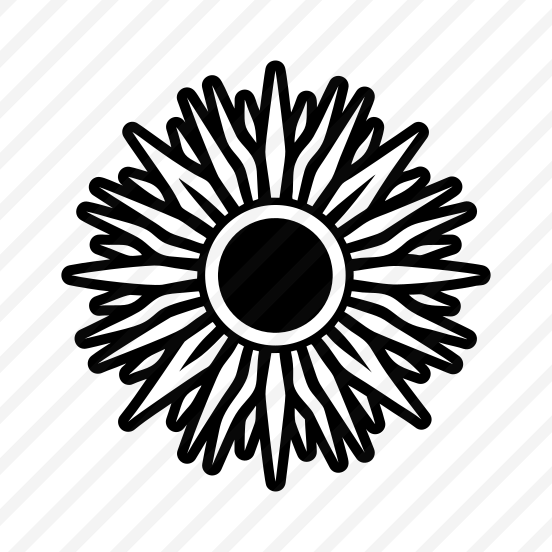 Sun Symbol, Solar, Sunburst, Nature, Sun,simple Icon preview