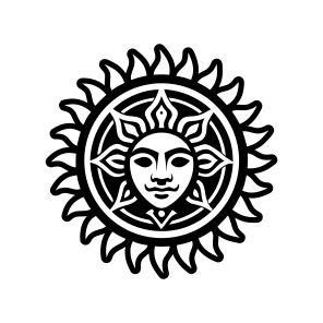 Sunburst Logo, Sun, Solar, Nature, Sun Symbol icon